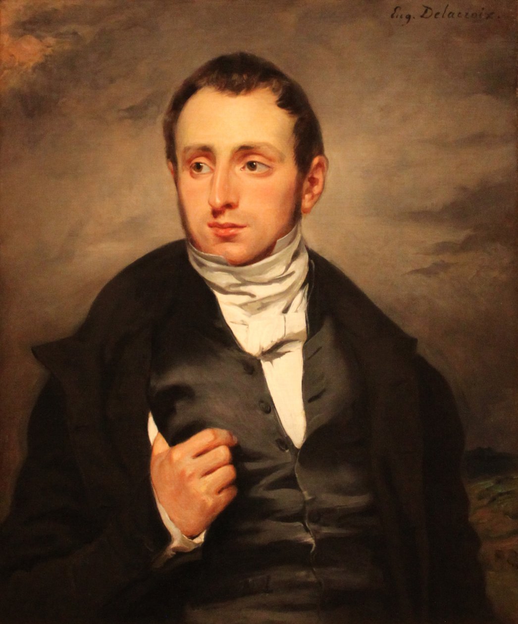 Dr. François-Marie Desmaisons arcképe alkotó: Ferdinand Victor Eugene Delacroix
