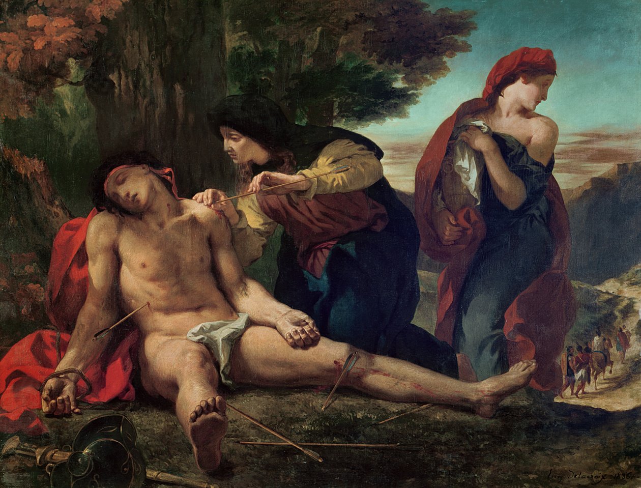 Szent Sebestyén, 1836 alkotó: Ferdinand Victor Eugene Delacroix