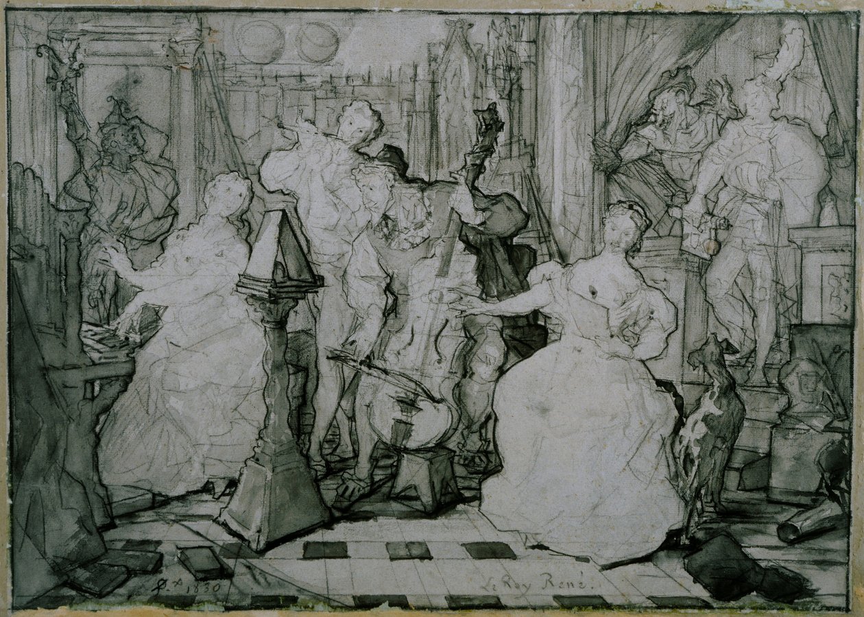 A Roy René alkotó: Ferdinand Victor Eugene Delacroix
