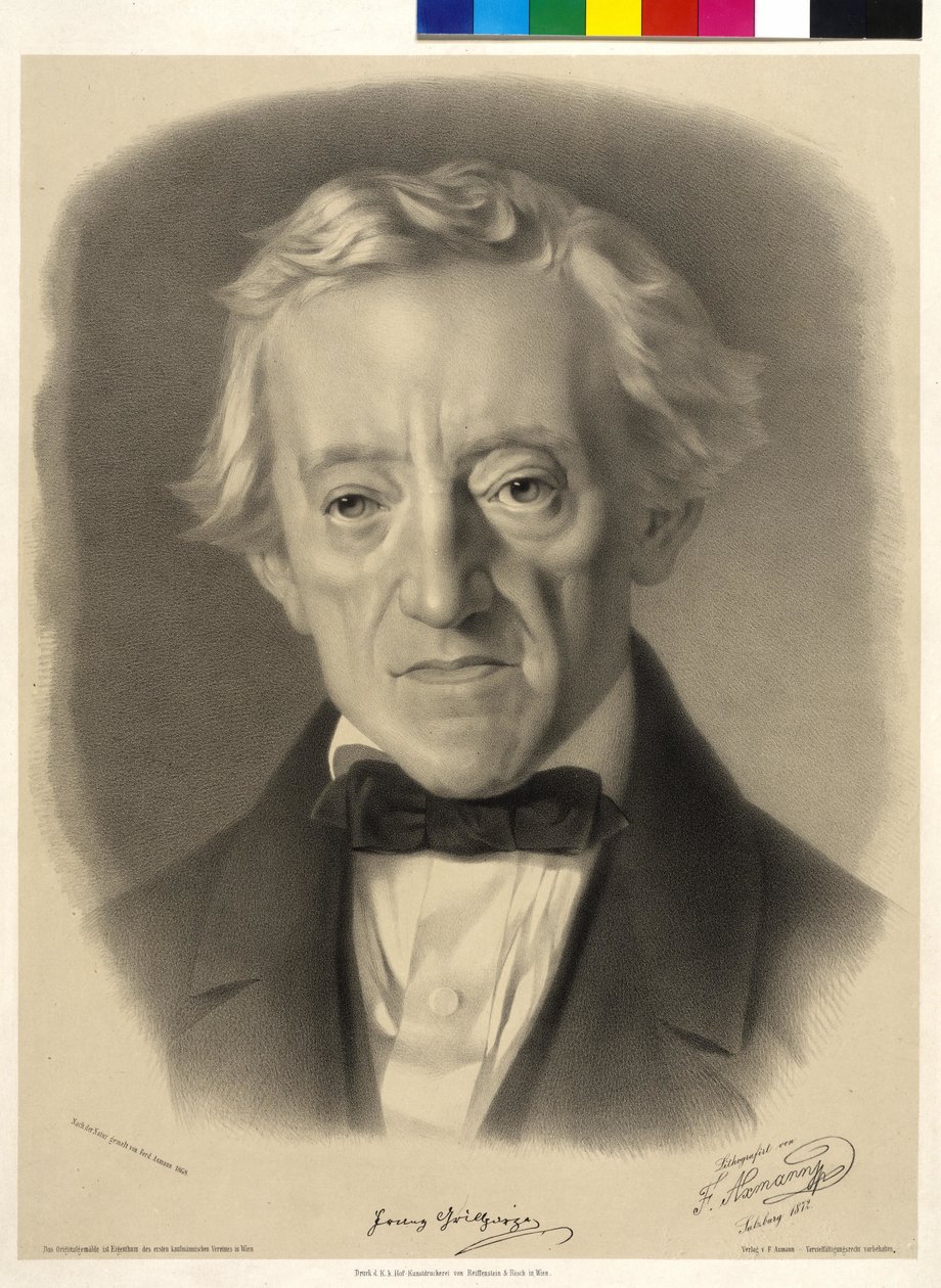 Franz Grillparzer alkotó: Ferdinand Axmann