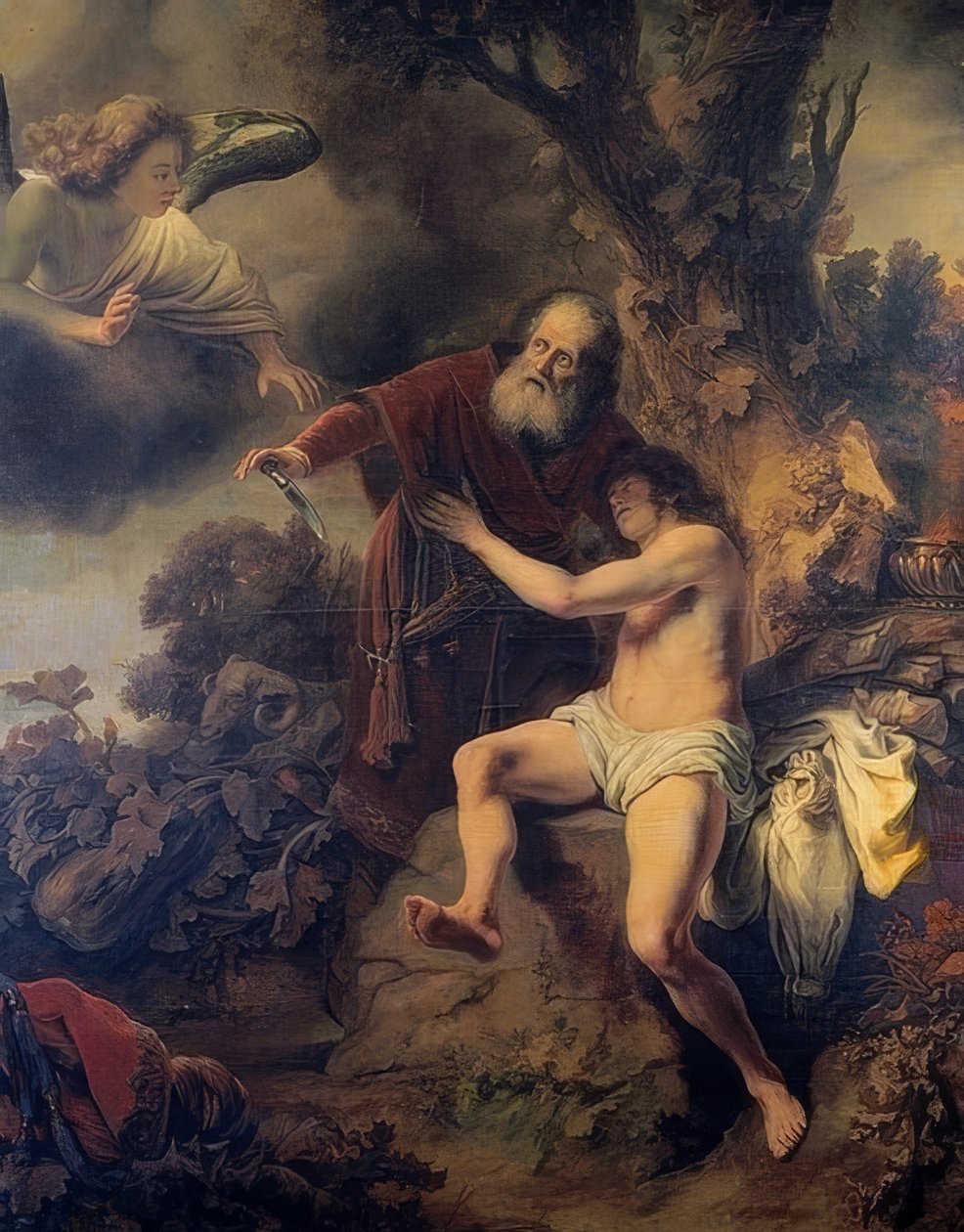 Izsák áldozata alkotó: Ferdinand Bol