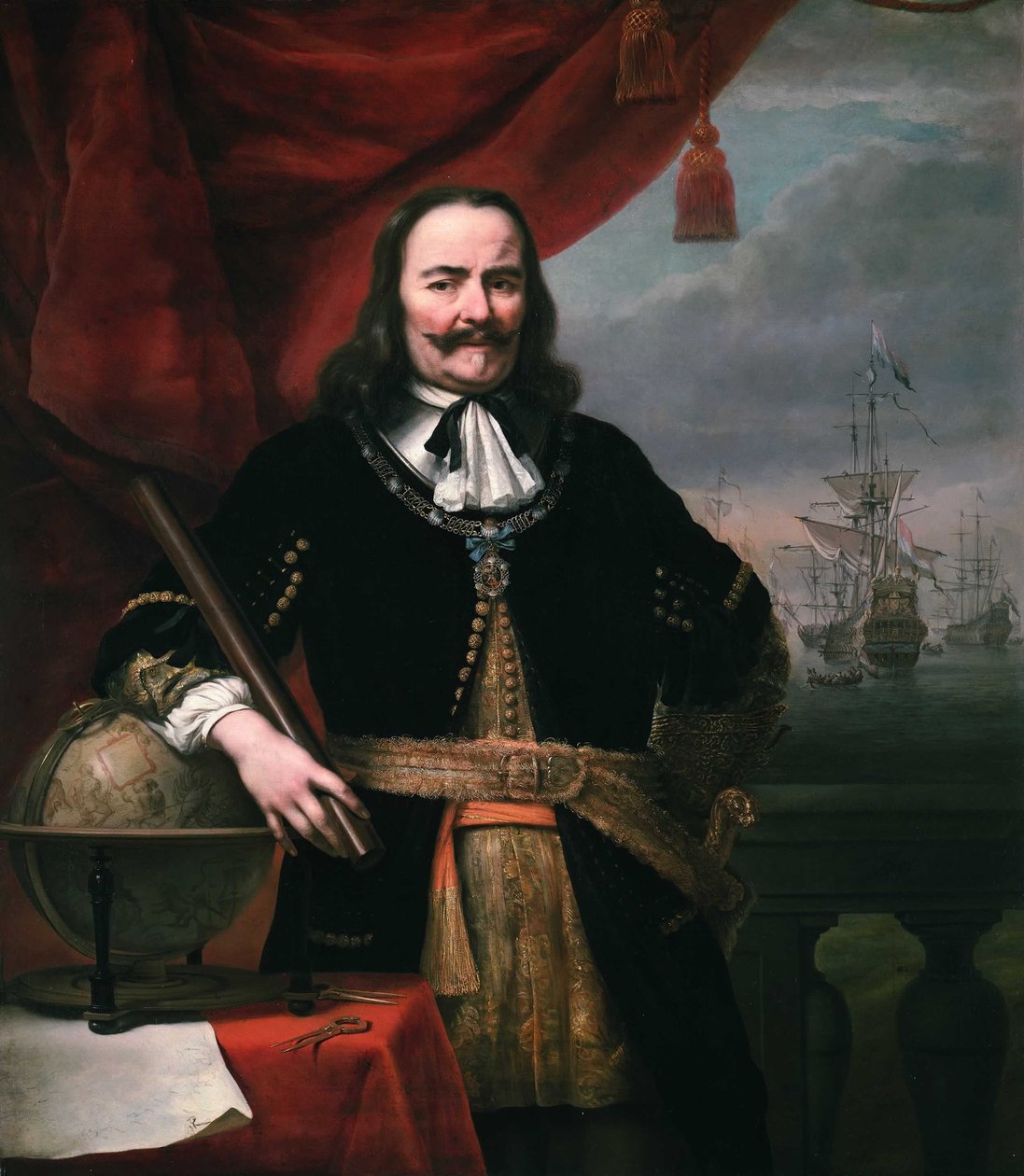 Michiel de Ruyter admirális-helyettes (1607-1676) alkotó: Ferdinand Bol