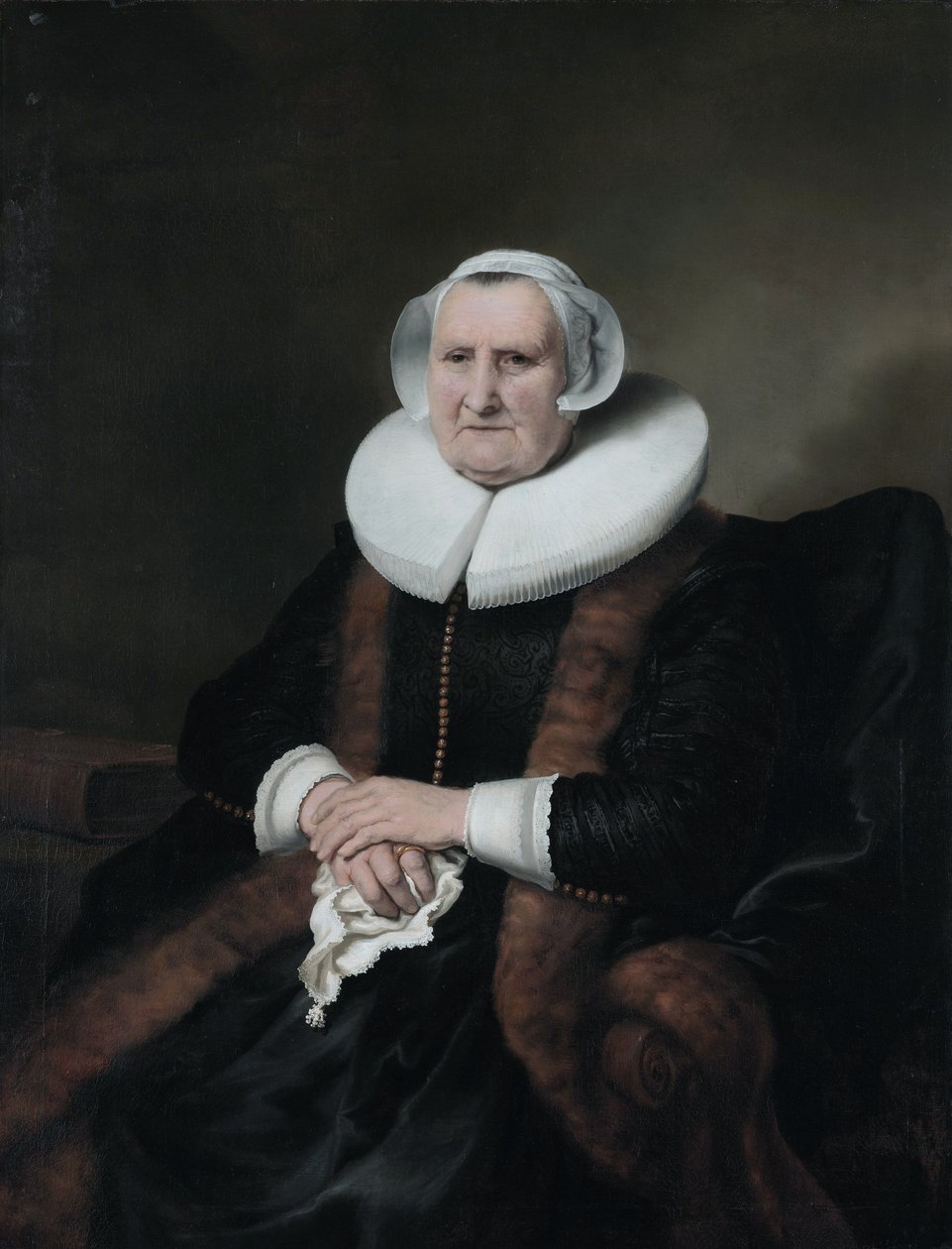 Erzsébet arcképe Jacobsdr. Bas (1571-1649) alkotó: Ferdinand Bol