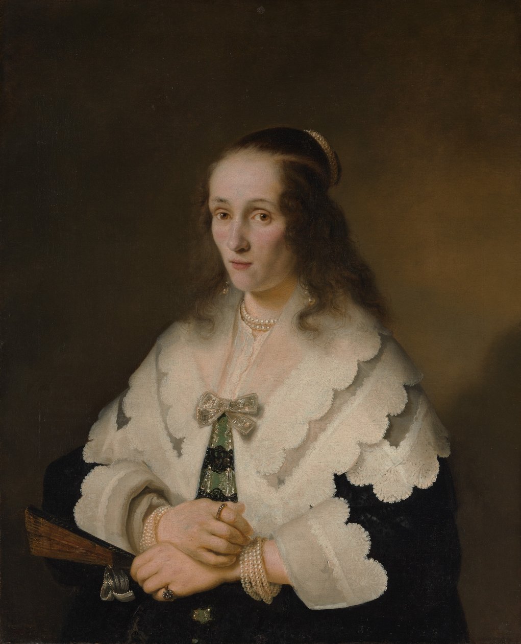 Női portré, 1642. alkotó: Ferdinand Bol