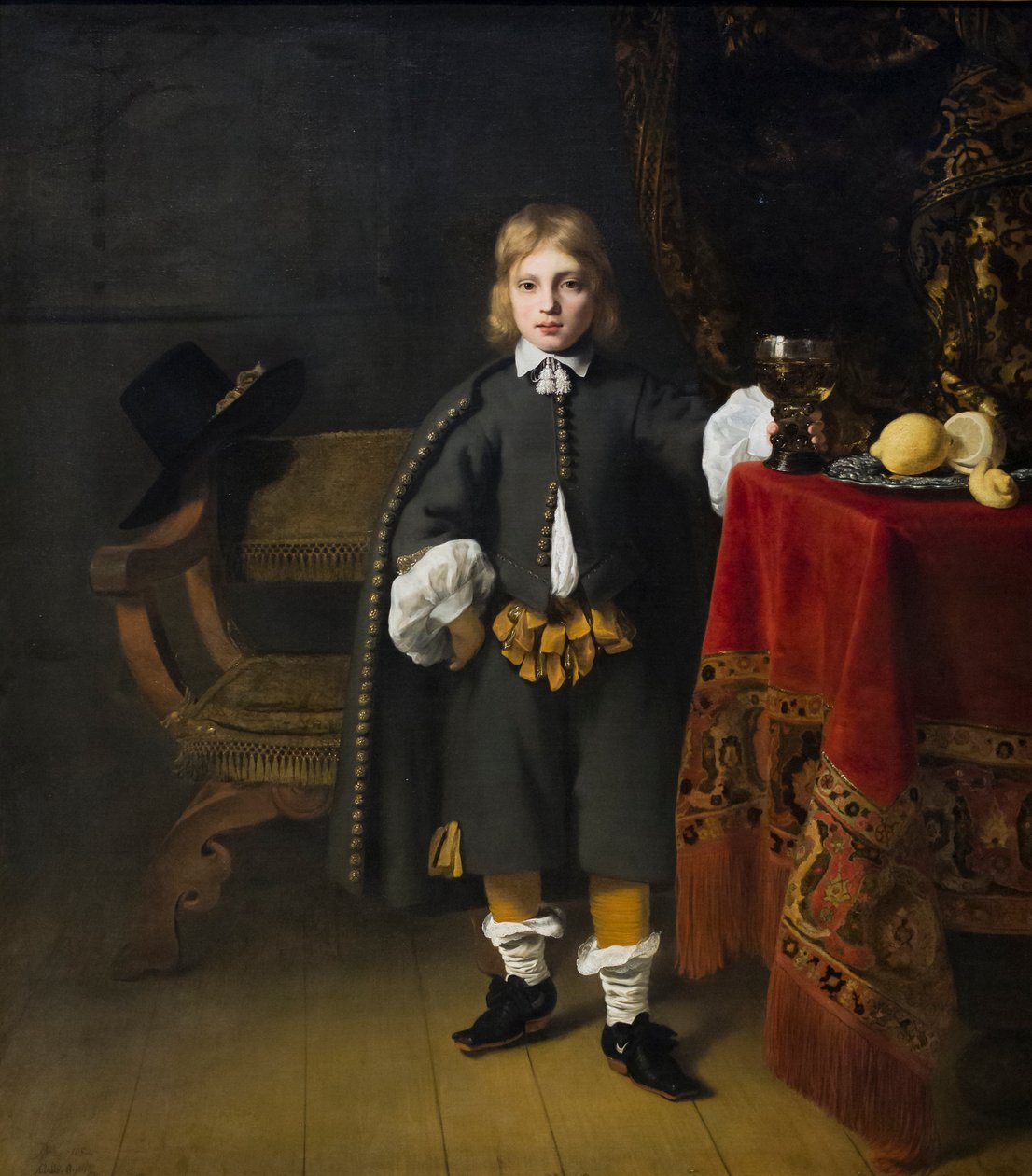 Egy 8 éves fiú portréja alkotó: Ferdinand Bol