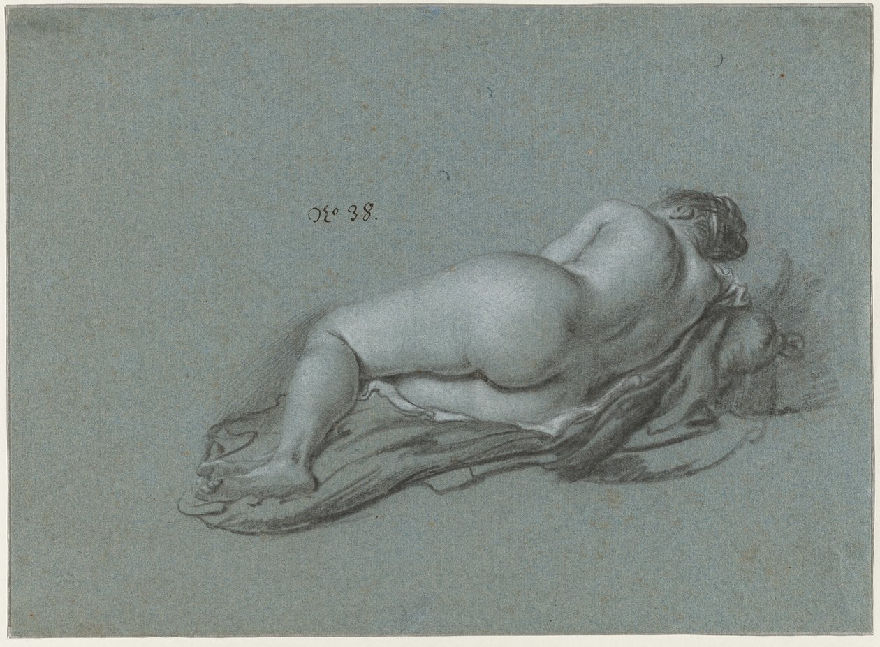 Fekvő női akt alkotó: Ferdinand Bol