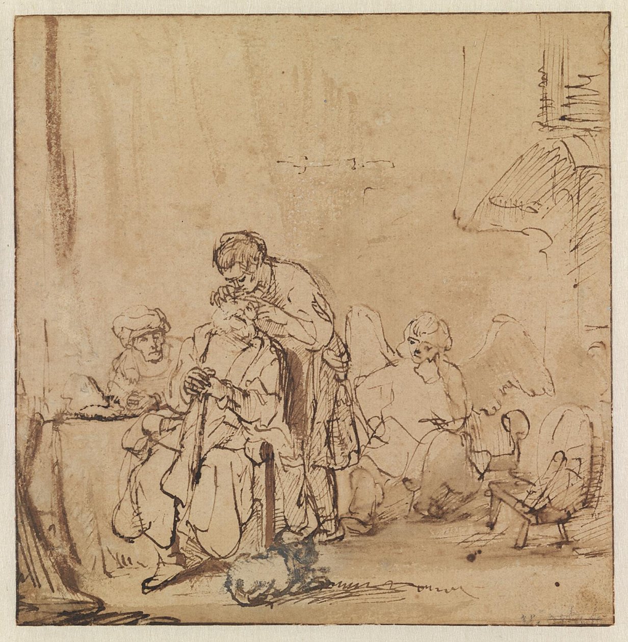Tobit gyógyulása alkotó: Ferdinand Bol