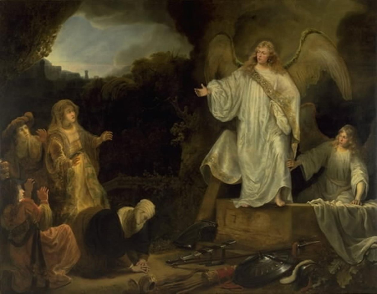 A szent asszonyok a sírnál alkotó: Ferdinand Bol