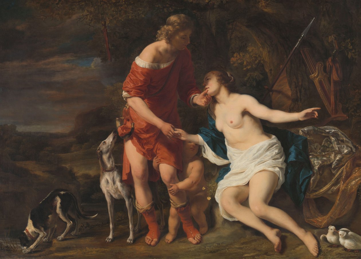 Vénusz és Adonisz alkotó: Ferdinand Bol