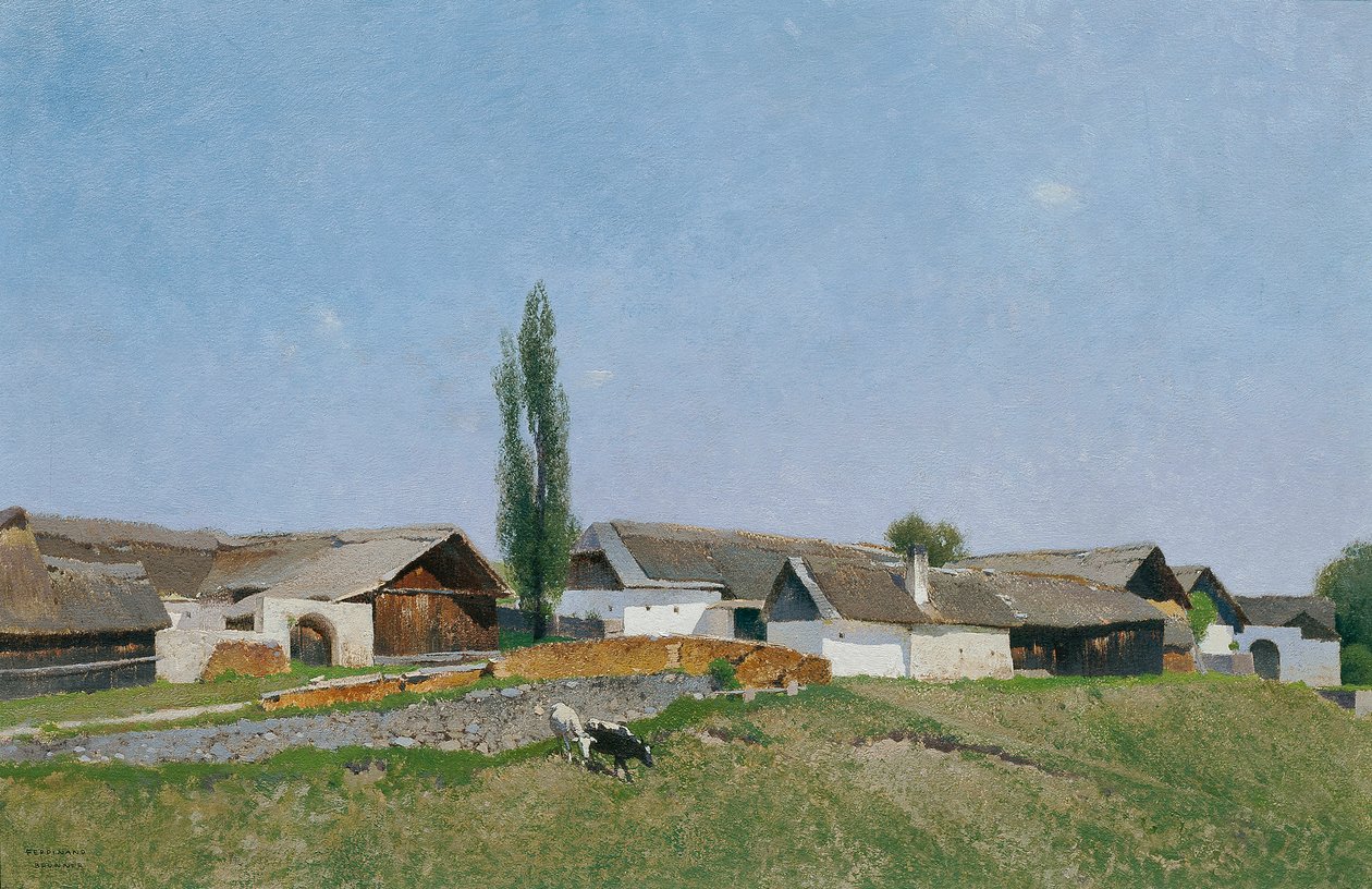Zwettler környékéről alkotó: Ferdinand Brunner