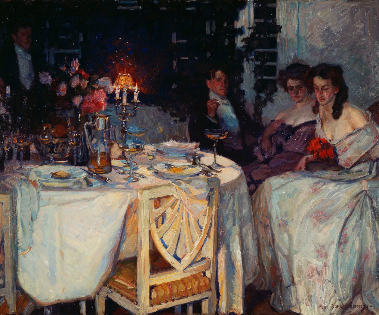 Nyári este; Sommerabend alkotó: Ferdinand Dorsch