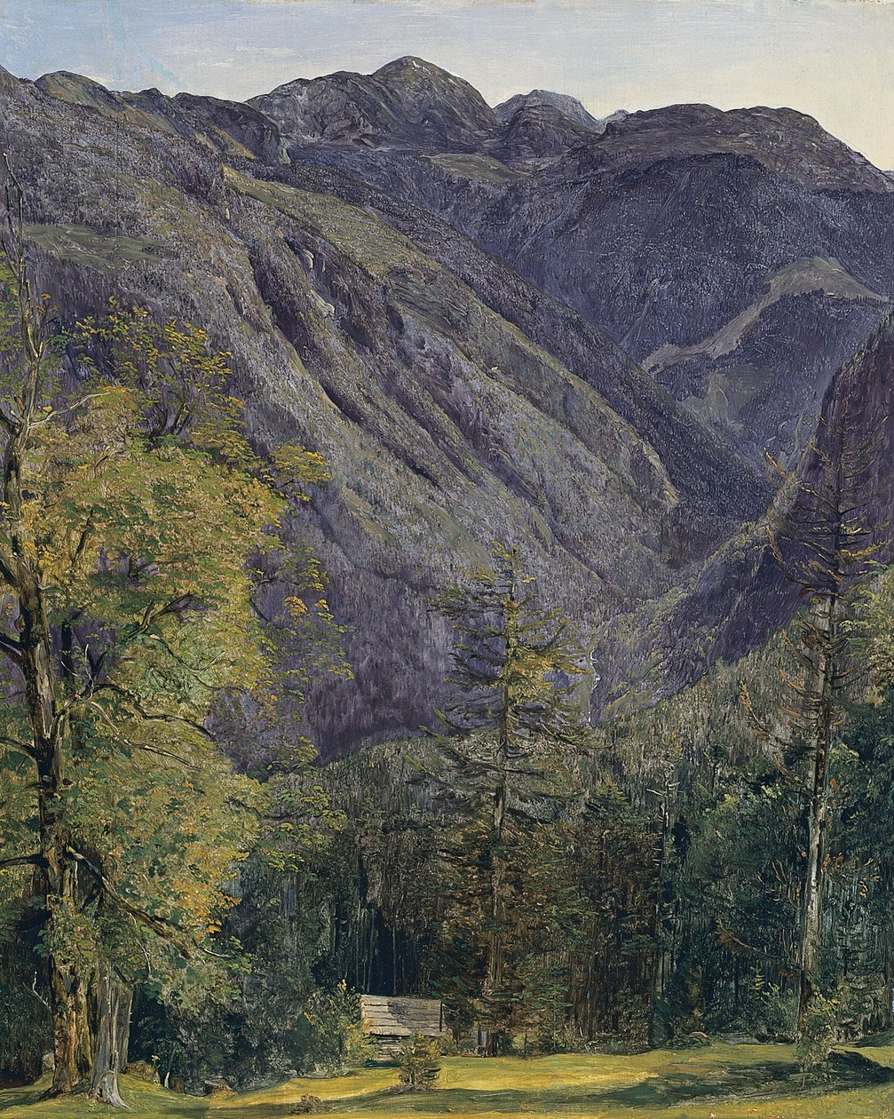 A Schönberg a Hoisernradalpe felől nézve alkotó: Ferdinand Georg Waldmuller