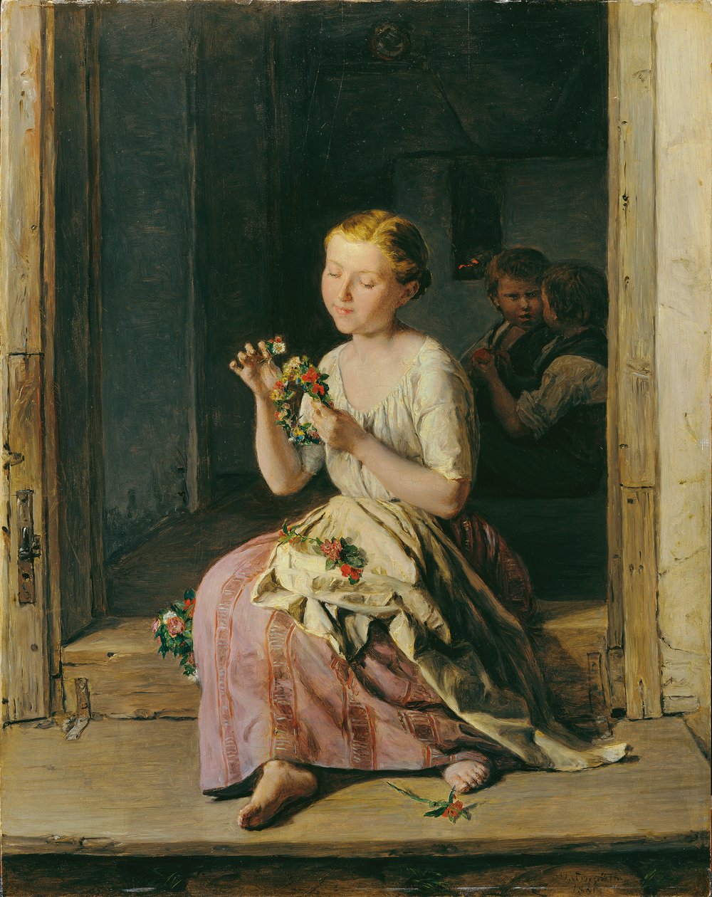 A koszorútekerő alkotó: Ferdinand Georg Waldmuller