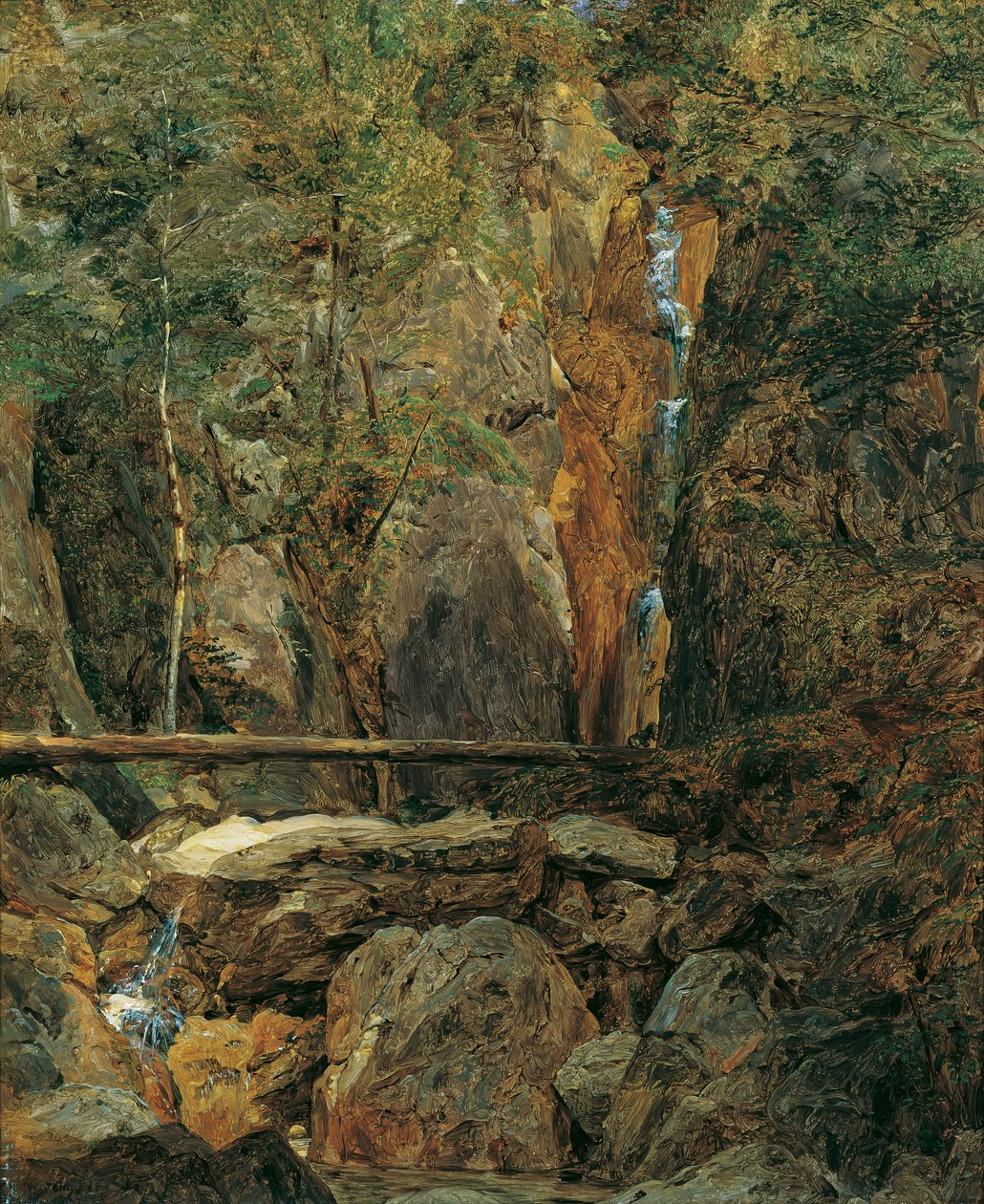 A Rettenbach vadon Ischl mellett alkotó: Ferdinand Georg Waldmuller