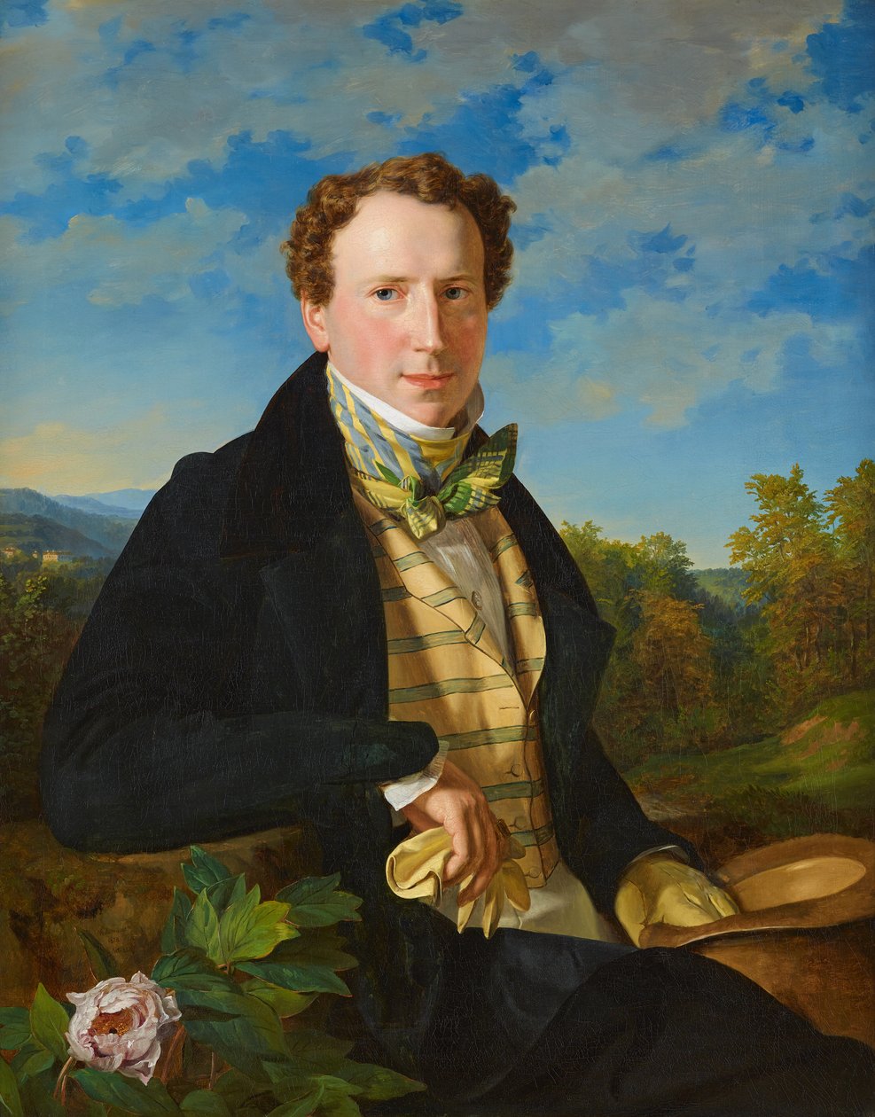 Önarckép, 1828. alkotó: Ferdinand Georg Waldmuller