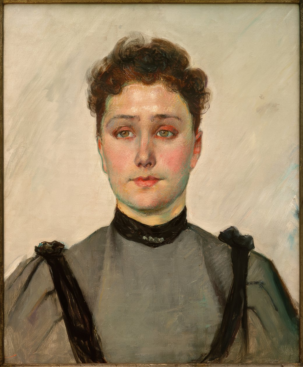 Egy fiatal nő portréja alkotó: Ferdinand Hodler