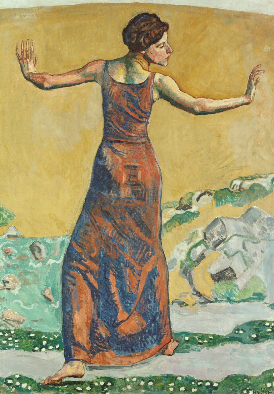 Örömteli nő, 1911 alkotó: Ferdinand Hodler
