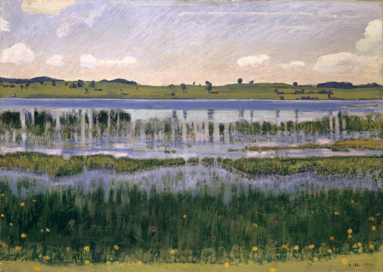 Burgäschi-tó alkotó: Ferdinand Hodler