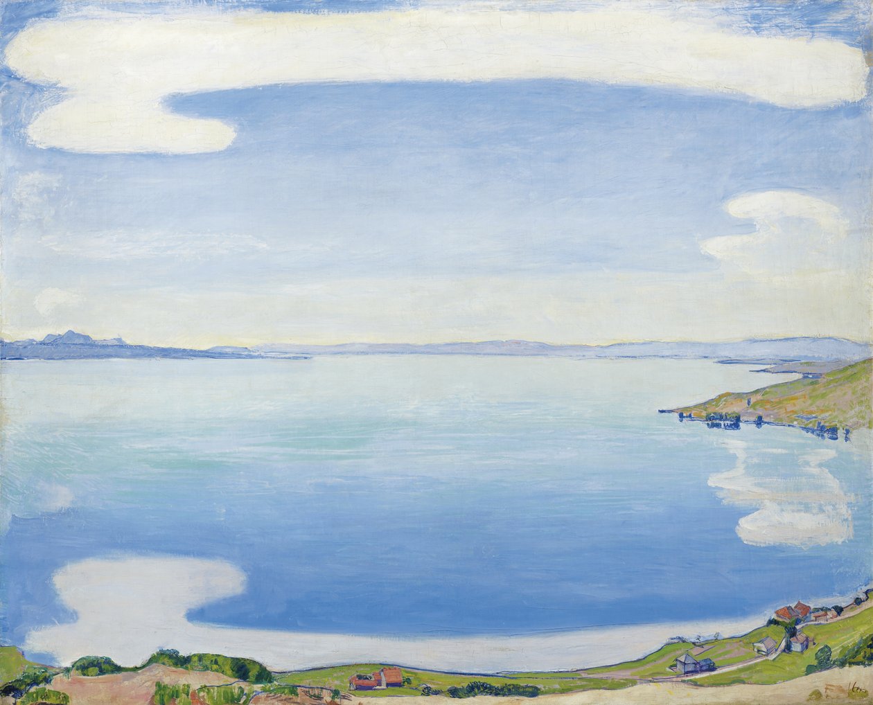 A Genfi-tó Chexbresből nézve, 1904 alkotó: Ferdinand Hodler