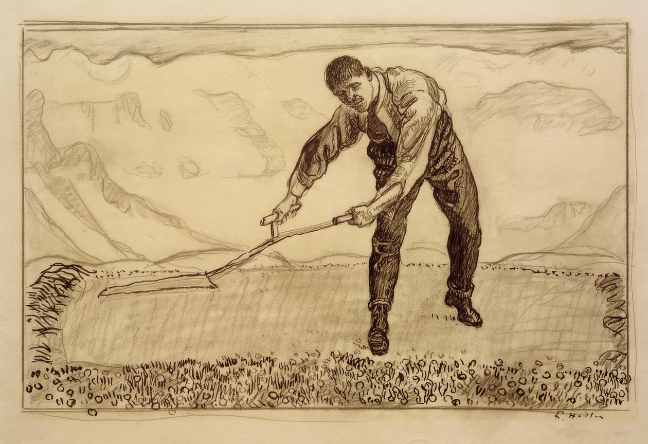 Kasza a mezőn alkotó: Ferdinand Hodler