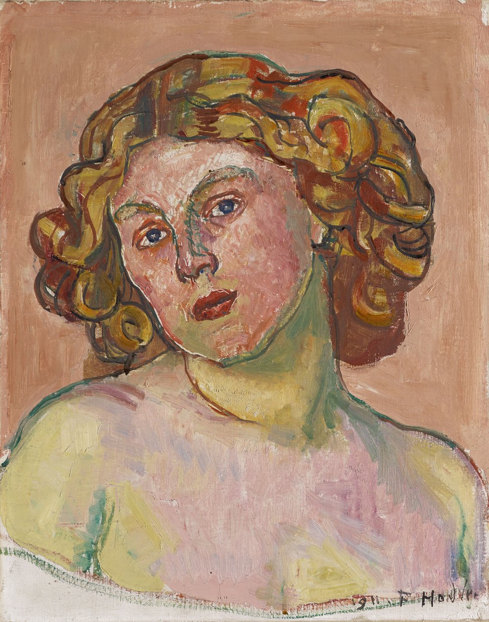Regina Morgeron portré, 1911. alkotó: Ferdinand Hodler
