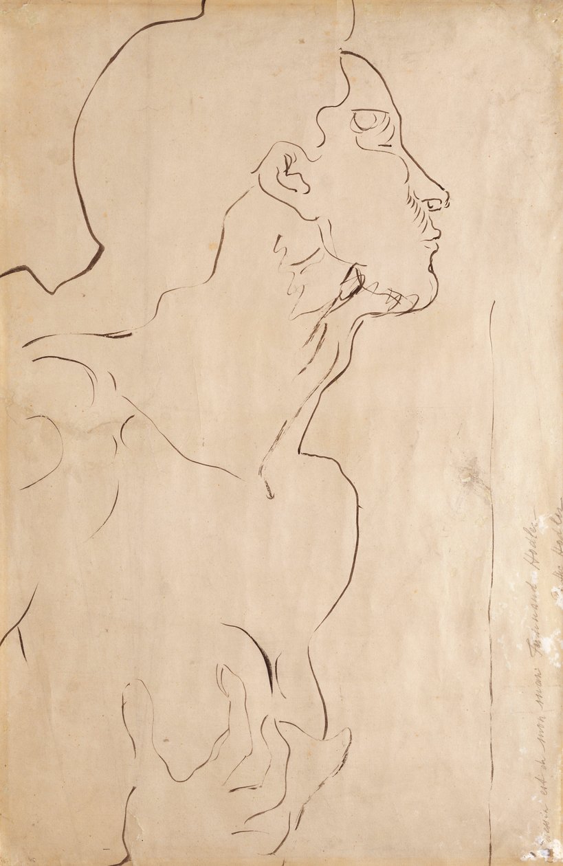 Tanulmány a „Feeling I”-hez, 1901 alkotó: Ferdinand Hodler