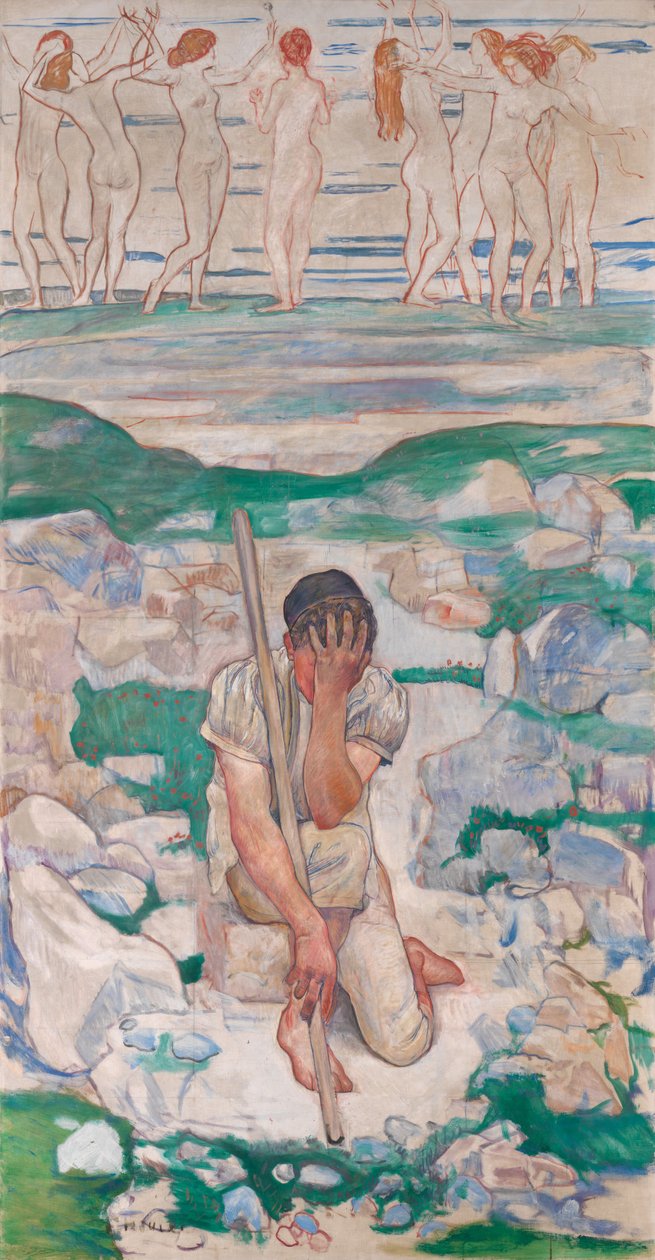 A juhász álma, 1896 alkotó: Ferdinand Hodler