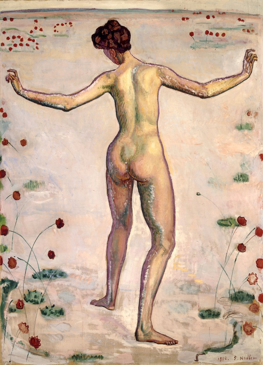 A vonalak pompája; Linienherrlichkeit, 1908 alkotó: Ferdinand Hodler