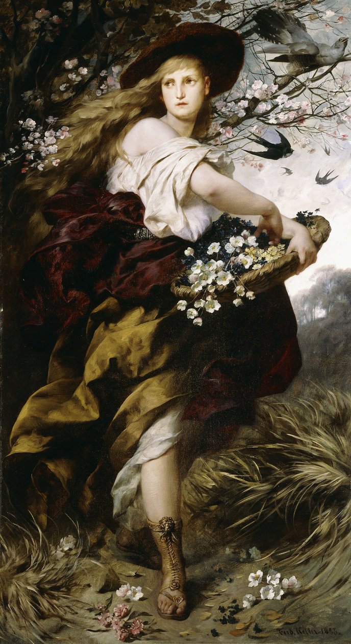 Flóra, 1883 alkotó: Ferdinand Keller