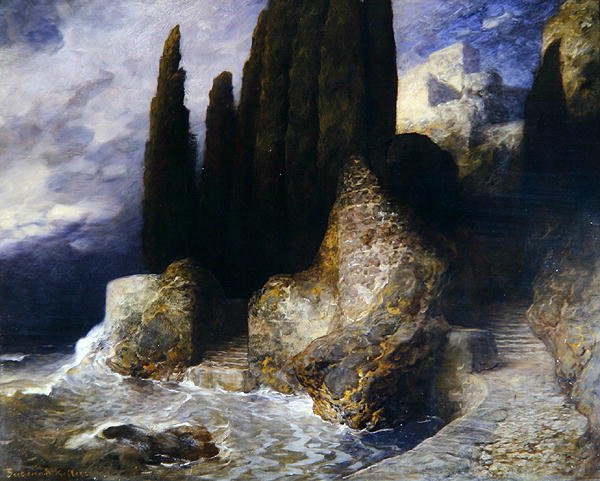 Olasz táj (olaj, vászon) alkotó: Ferdinand Keller