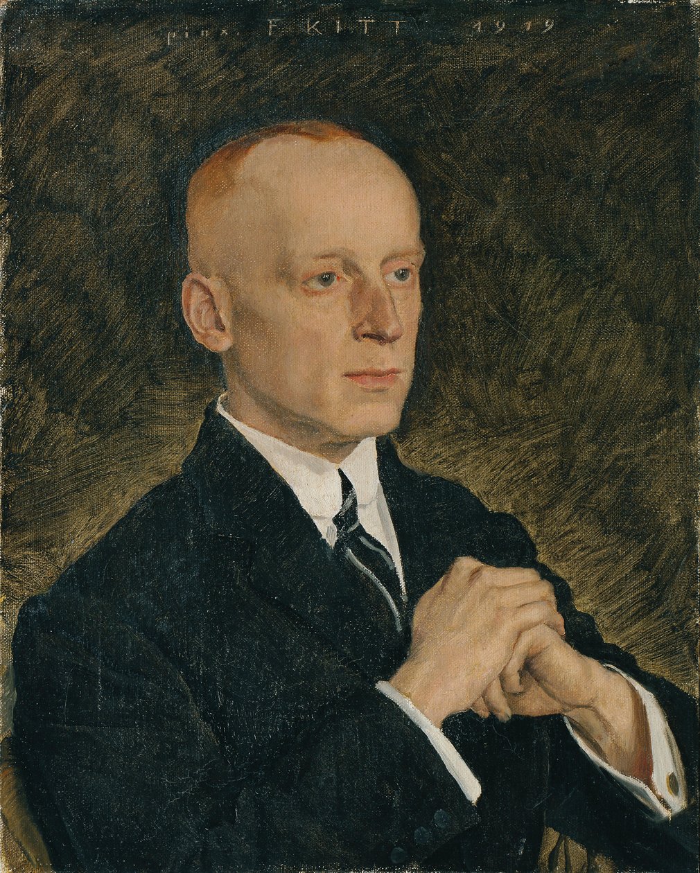Egy úriember portréja alkotó: Ferdinand Kitt