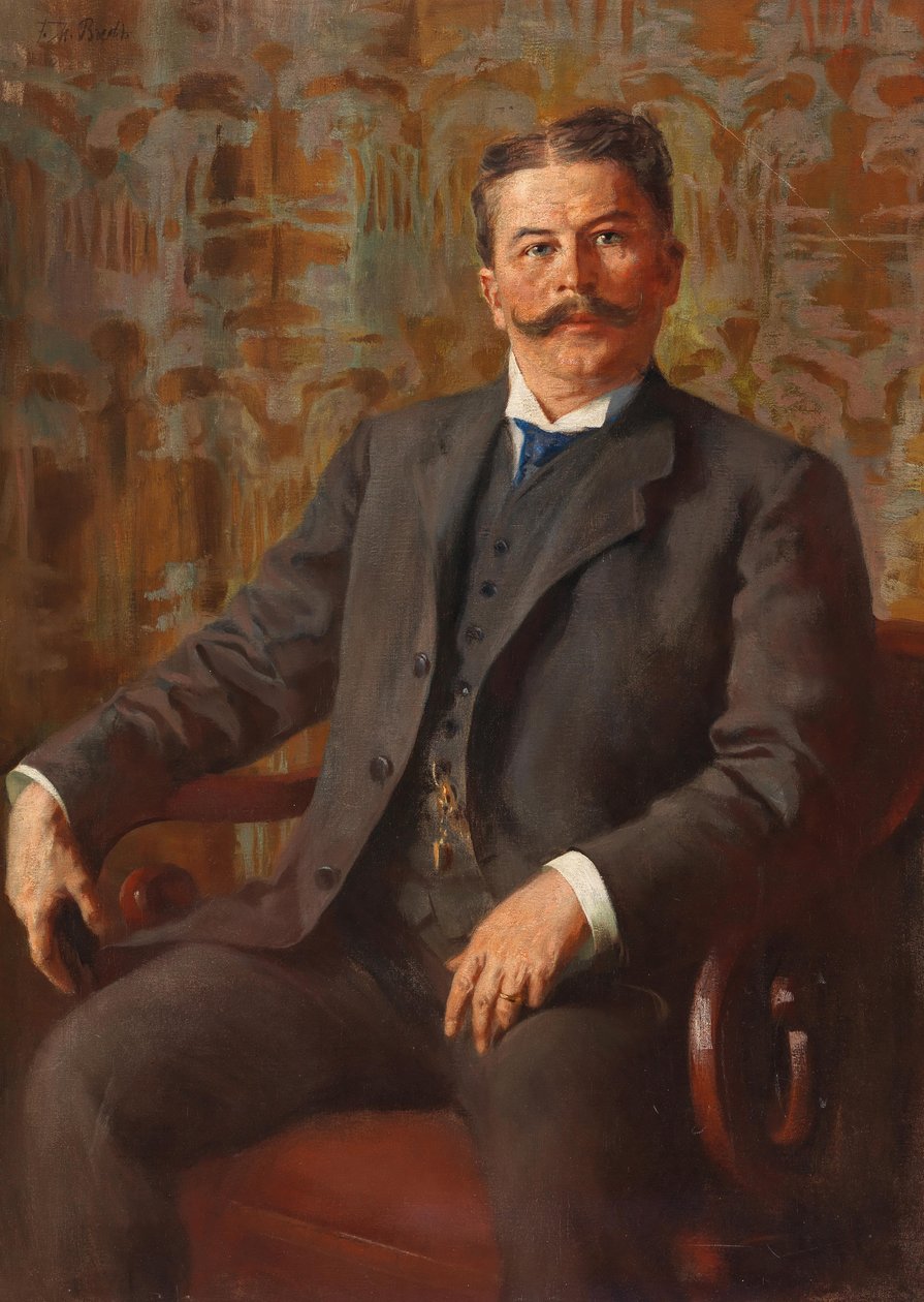 Önarckép. alkotó: Ferdinand Max Bredt