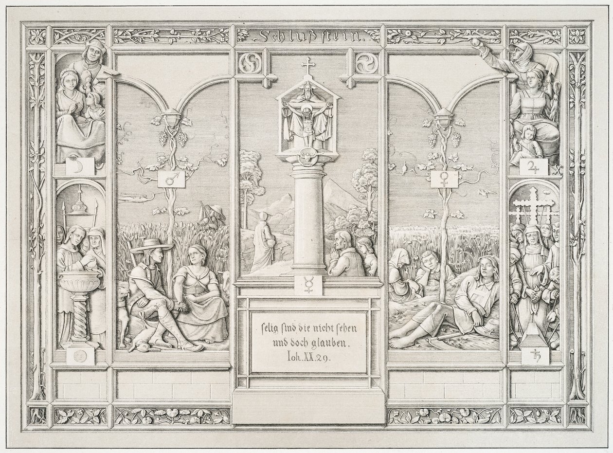 Megküzdő kő alkotó: Ferdinand Olivier