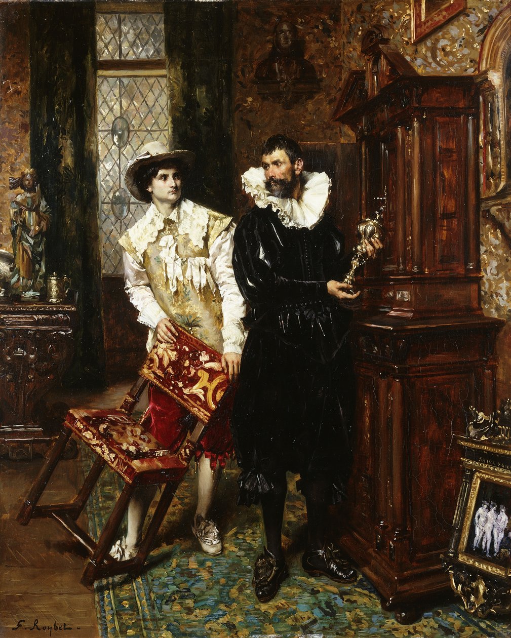 Az ínyencek, alkotó: Ferdinand Roybet