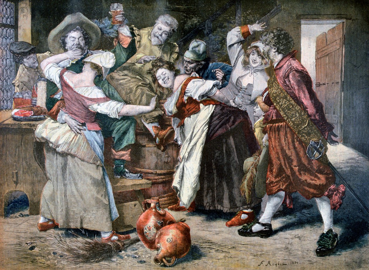 A forró kéz, 1894 alkotó: Ferdinand Roybet
