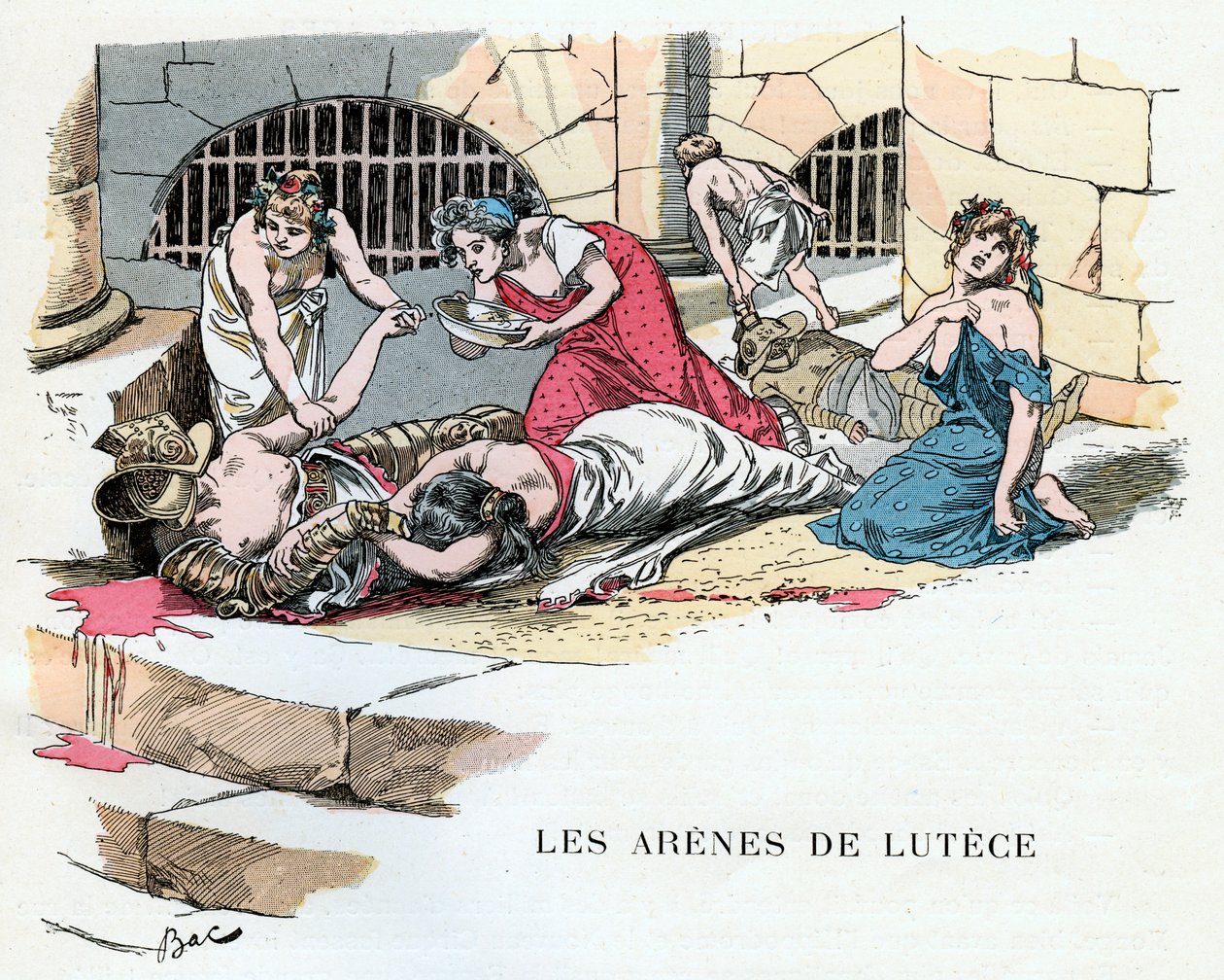 Lutetia arénái, 1870-1950. alkotó: Ferdinand Sigismund Bac