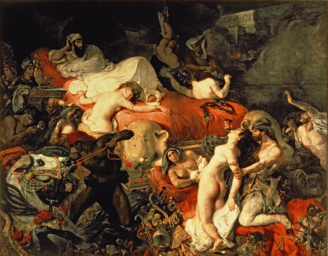 Sardanapalus halála alkotó: Ferdinand Victor Eugene Delacroix