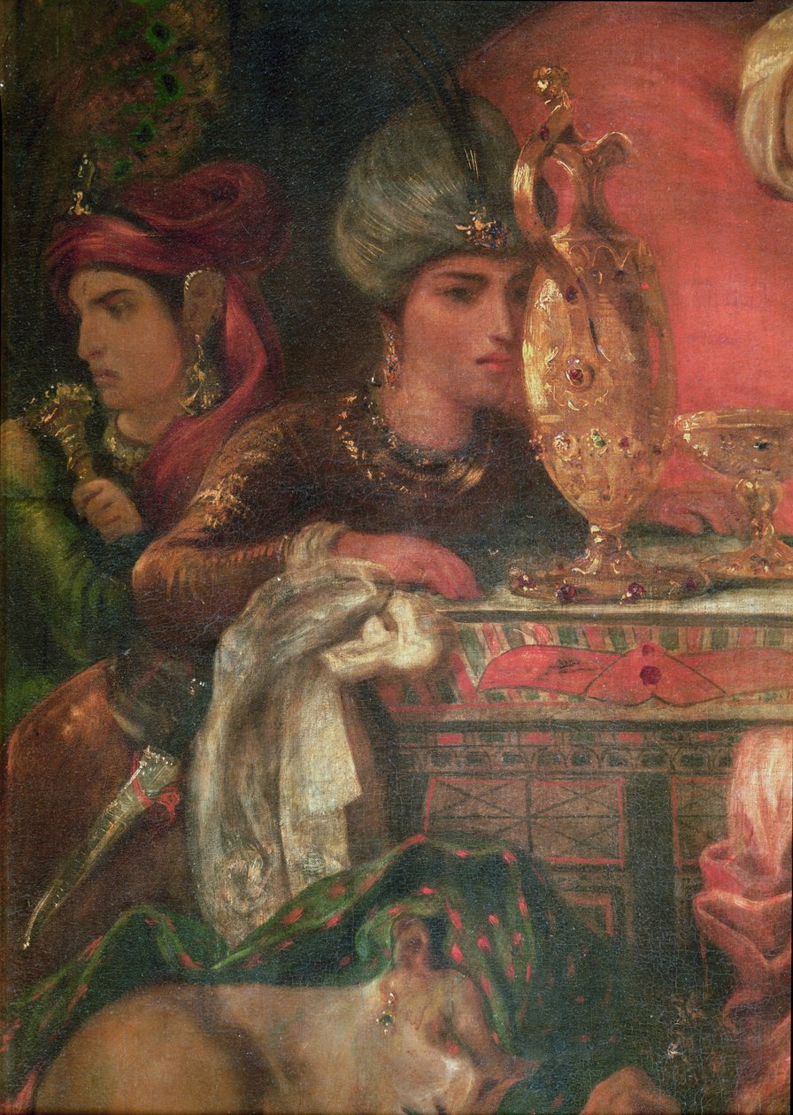 Sardanapal halála ... alkotó: Ferdinand Victor Eugene Delacroix