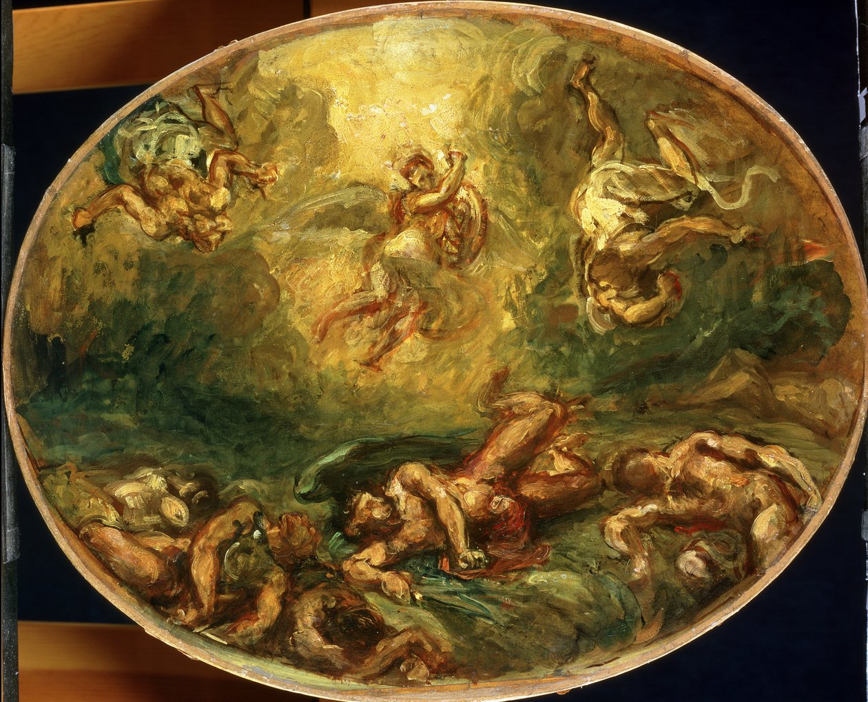 Szent Mihály diadala alkotó: Ferdinand Victor Eugene Delacroix