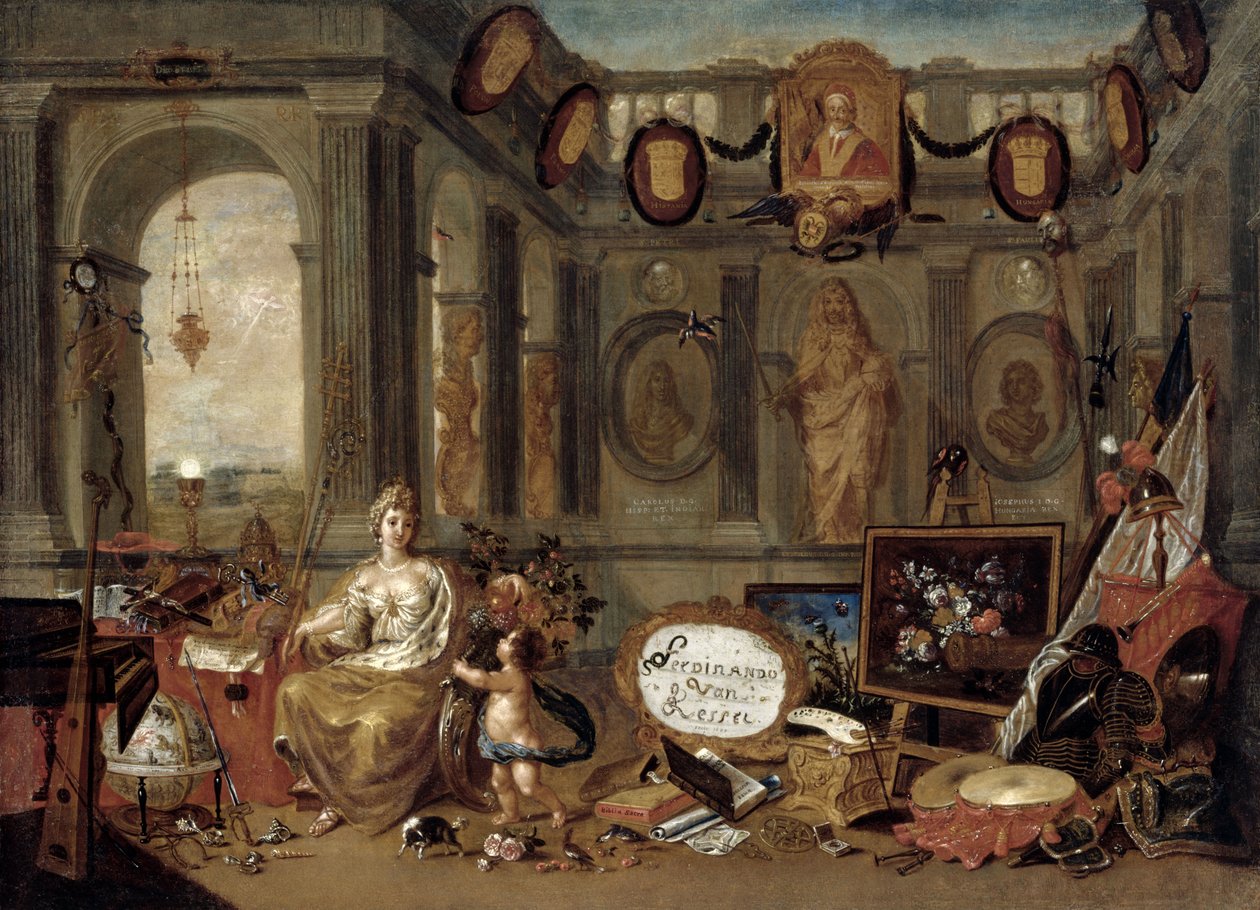 Európa allegóriája, 1689. alkotó: Ferdinand van Kessel