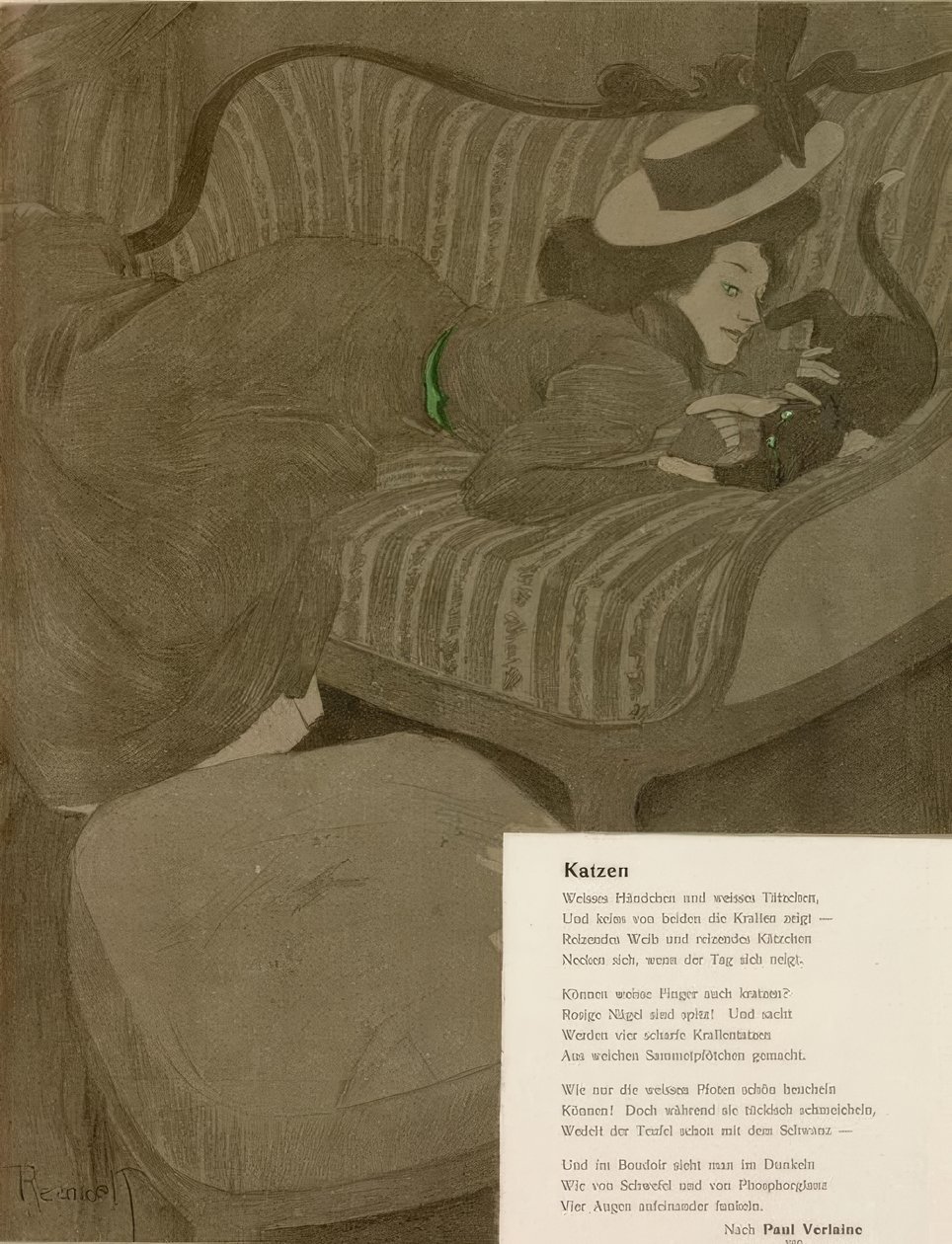 Macskák alkotó: Ferdinand von Reznicek