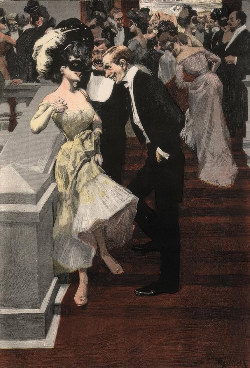 Reznicek / Bal pare / from: Galante Welt / 1904 alkotó: Ferdinand von Reznicek