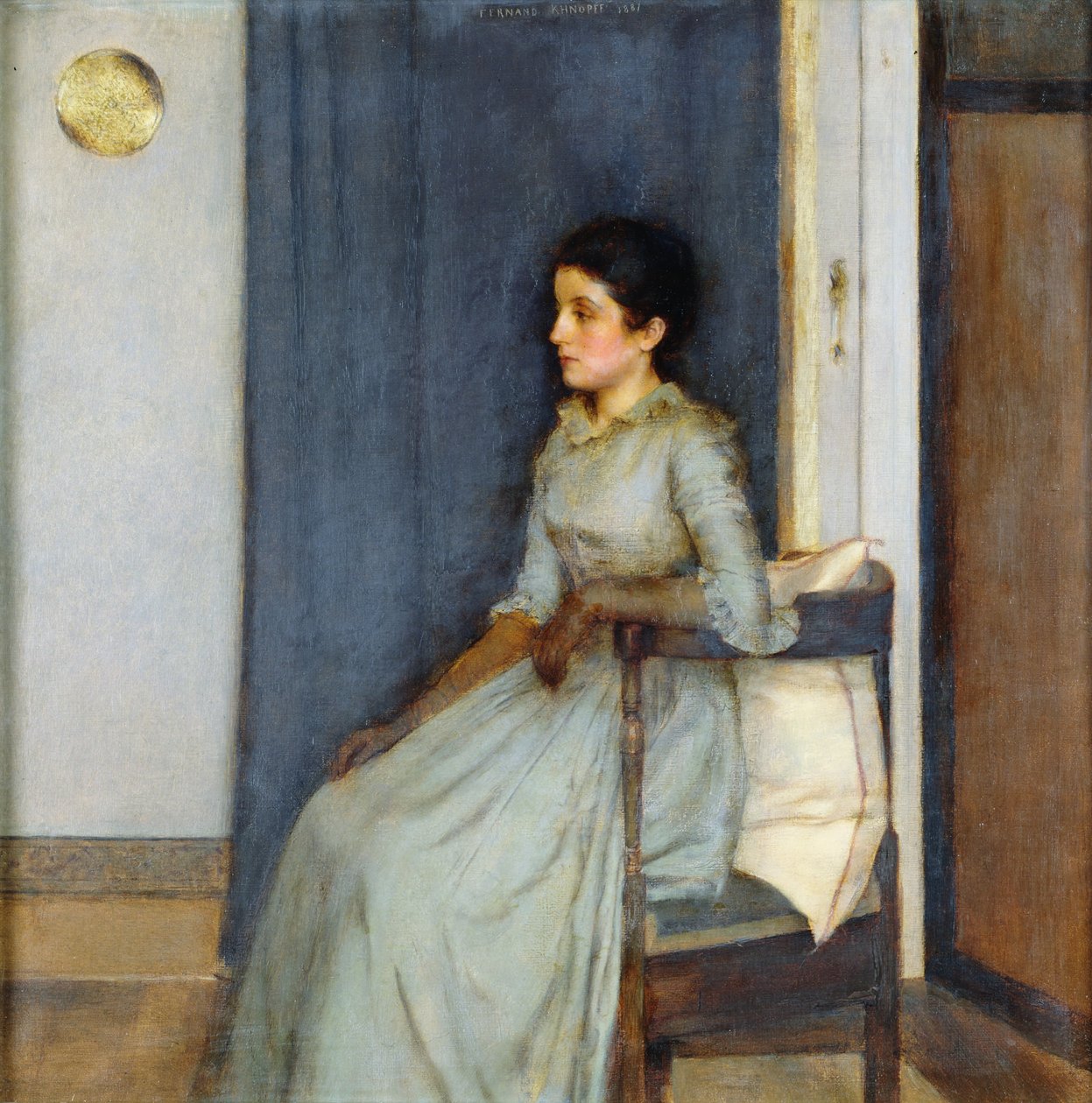 Miss Monnom, 1887 alkotó: Fernand Khnopff