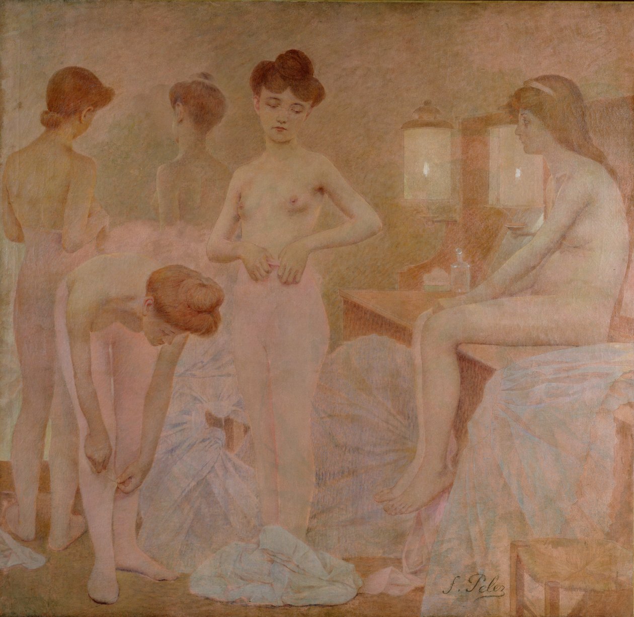 A táncosok, 1905-09 alkotó: Fernand de Cordova Pelez