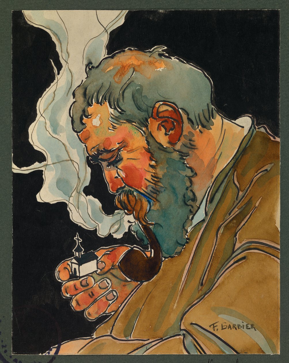 Liard rab mint böllér, Gustrow alkotó: Fernand Barbier