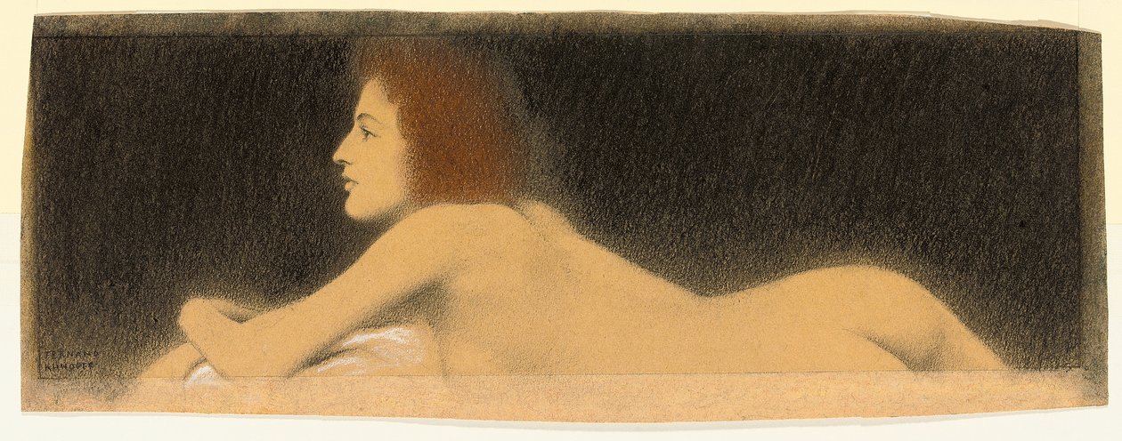 számú tanulmány, 1910 körül alkotó: Fernand Khnopff