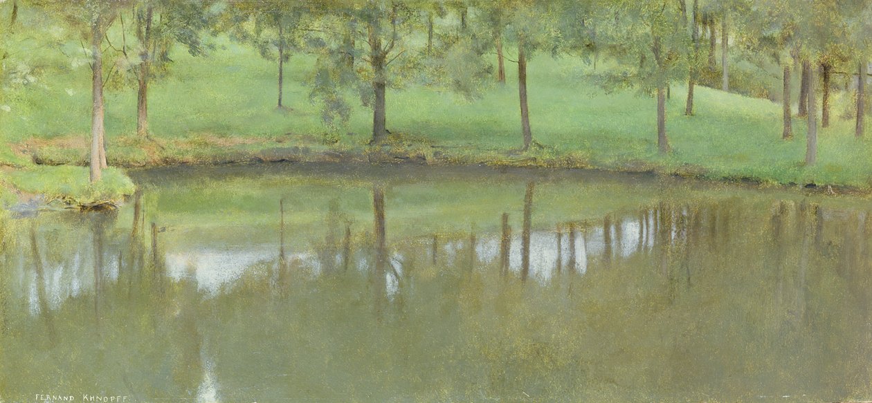 Fosset; Still Water, 1894 körül alkotó: Fernand Khnopff