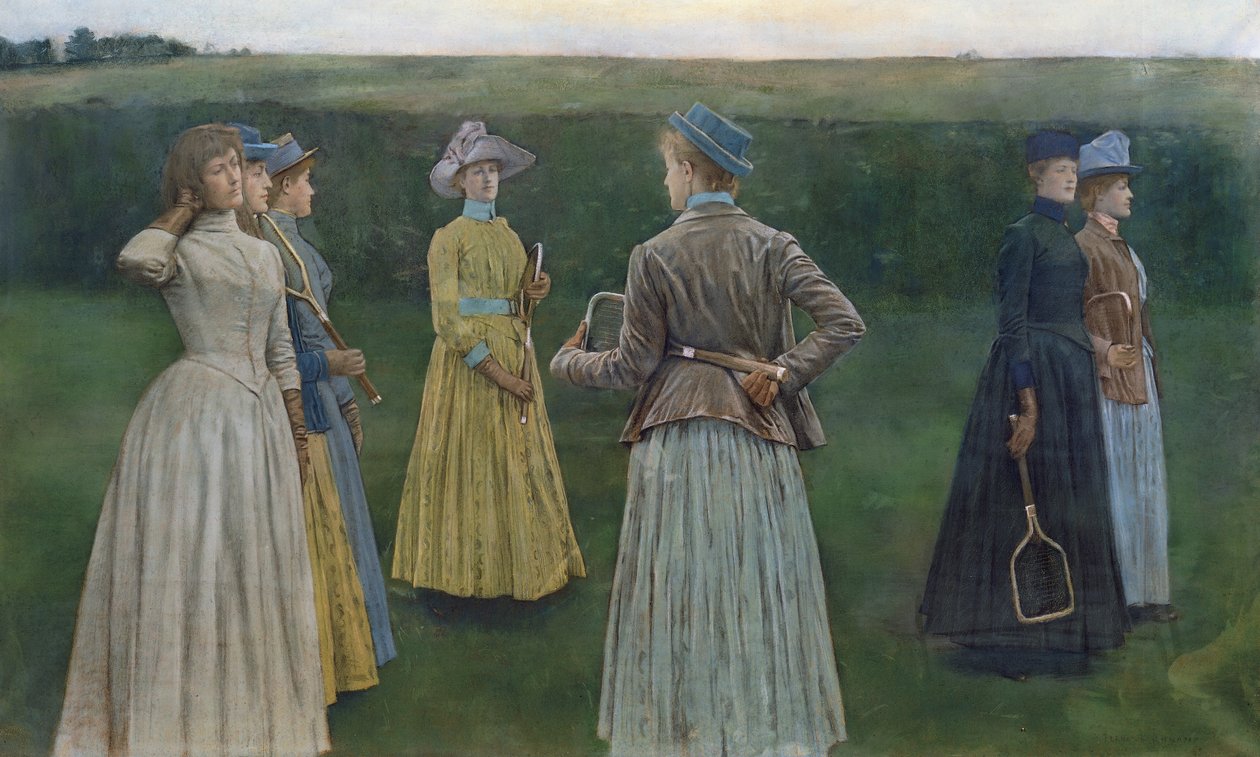 Emlékek (gyeptenisz) alkotó: Fernand Khnopff