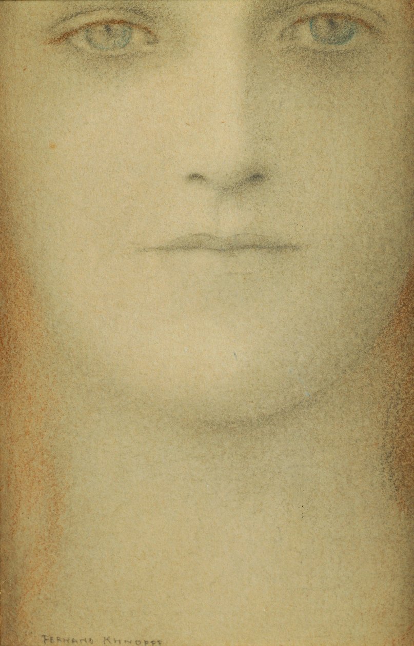 Tanulmány egy nőről, 1890 alkotó: Fernand Khnopff