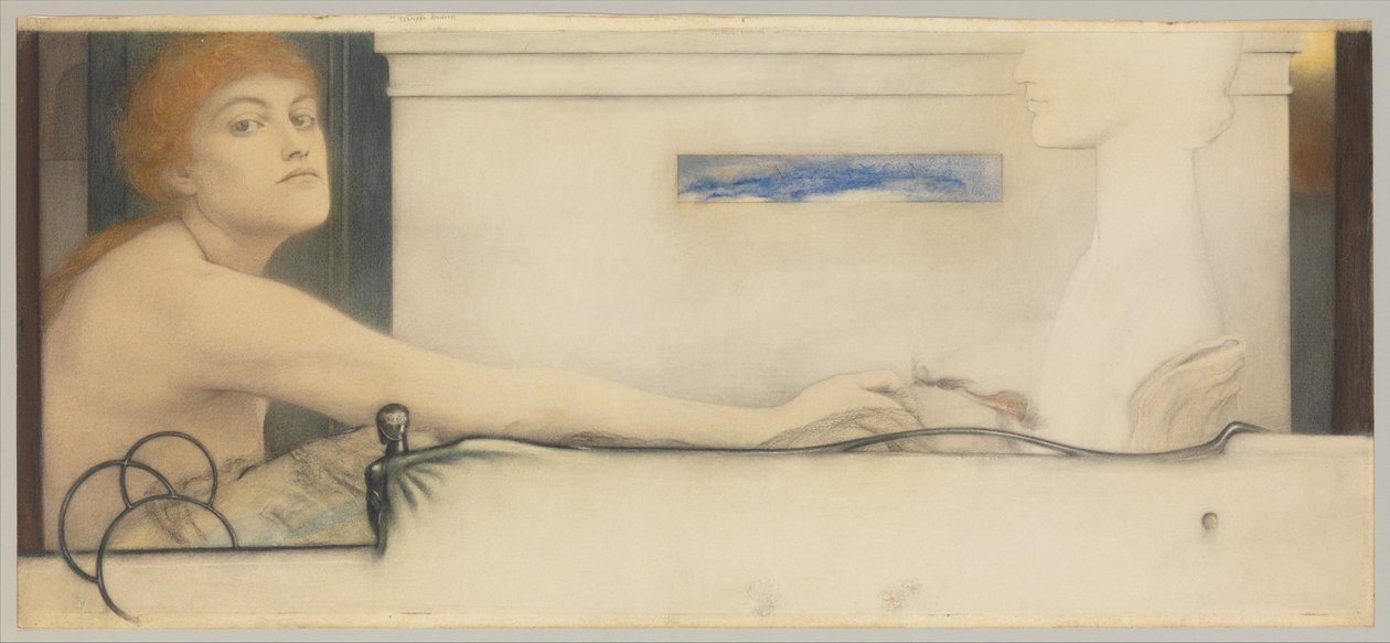 A felajánlás, 1891 alkotó: Fernand Khnopff
